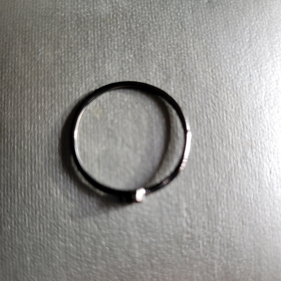 Sterling Silver diamond band - Picture 2 of 5